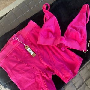Skims Raspberry bralette